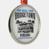 Bridgetown Metalen Ornament (Rechts)
