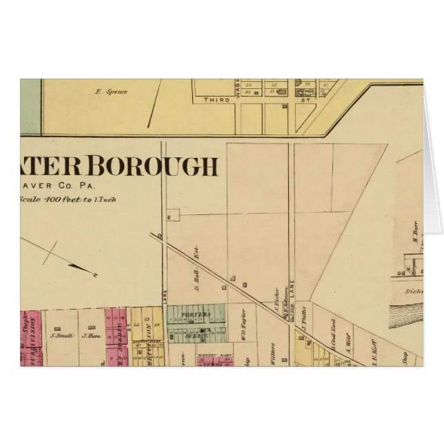 Bridgewater Borough met Shippingport (Voorkant Horizontaal)