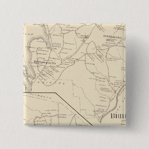 Bridgewater, Hebron Vierkante Button 5,1 Cm