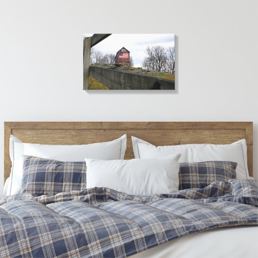 Bridgewater Landscape Canvas Afdruk (Insitu (Slaapkamer))
