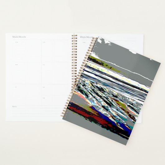 Bridgewater N.S. Riser's Beach Abstracte kunst Planner (Display)