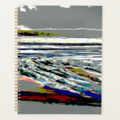 Bridgewater N.S. Riser's Beach Abstracte kunst Planner (Voorkant)