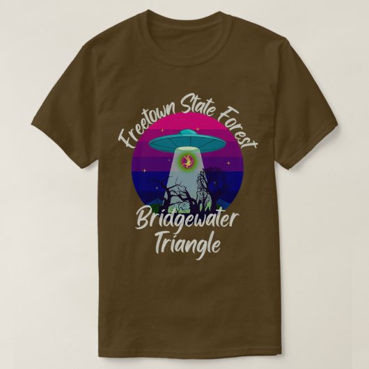Bridgewater Triangle Freetown State Forest T-shirt (Design voorkant)