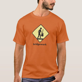 Bridgewerk "Musician Crossing" Dark T-Shirt