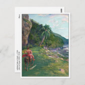 Bridle Path Tahiti door La Farge Briefkaart (Voorkant / Achterkant)