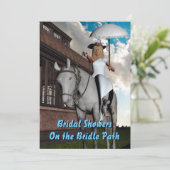 Bridle Vrijgezellenfeest nodigt uit Kaart (Staand voorkant)