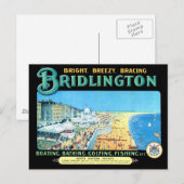 Bridlington door het Zee Briefkaart (Voorkant / Achterkant)