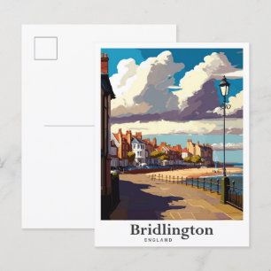 Bridlington Engeland Vintage Travel Illustratie Briefkaart