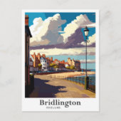 Bridlington Engeland Vintage Travel Illustratie Briefkaart (Voorkant)