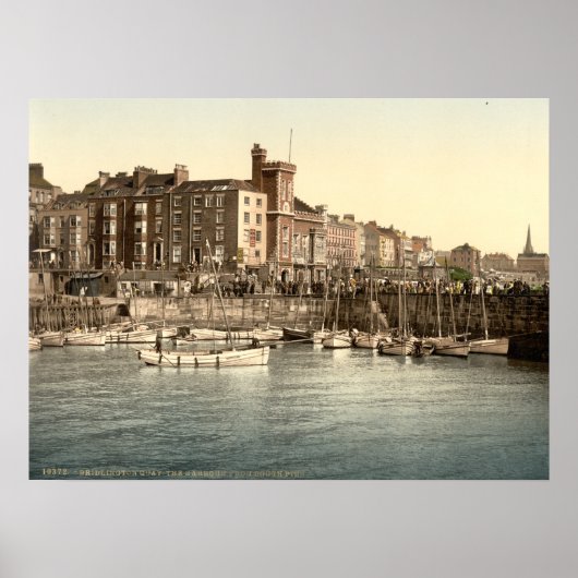 Bridlington Harbour I, Yorkshire, Engeland Poster (Voorkant)