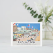Bridlington UK Vintage Poster 1939 Briefkaart (Staand voorkant)