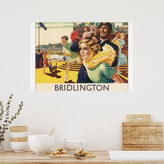Bridlington_Vintage Travel Poster (Keuken)