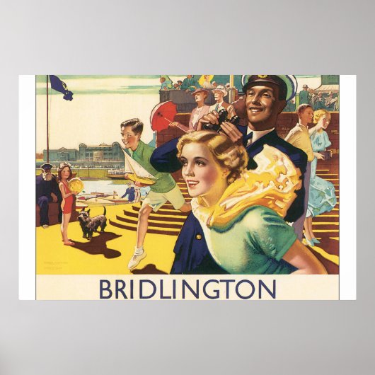 Bridlington_Vintage Travel Poster (Voorkant)