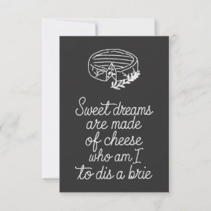 Brie Cheese Lover Kaart
