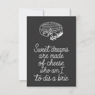 Brie Cheese Lover Kaart