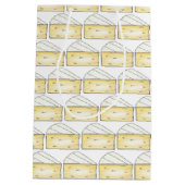 Brie Cheese Wedge Foodie Creamy Cooking Ingredient Medium Cadeauzakje (Achterkant)