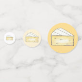 Brie Franse kaas proeverij wig cocktail party Confetti (Voorkanten)