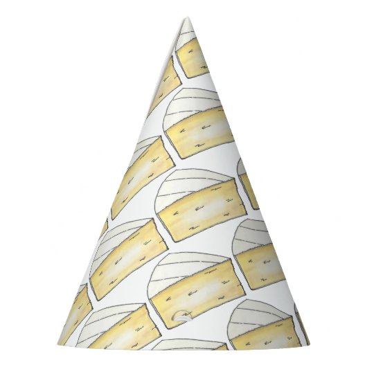 Brie Franse kaas proeverij wig cocktail party Feesthoedjes (Links)