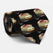Brie-kaasontwerp Stropdas (Opgerold)