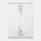 Brie Mine Cute Funny Valentijnsdag Cheese Pun Theedoek (Verticaal)