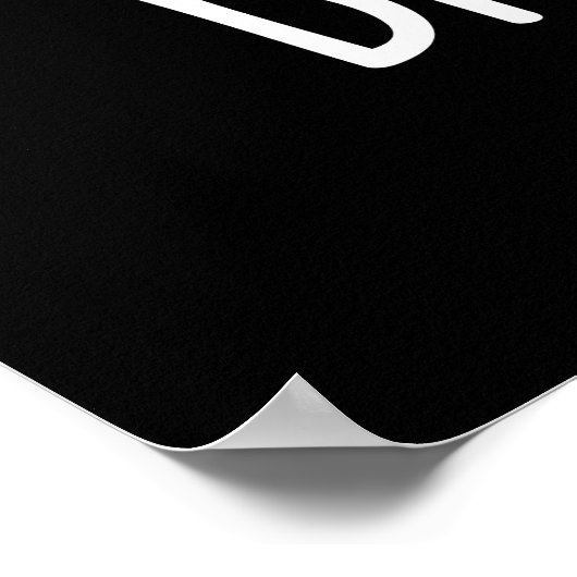 Brie Mine Funny Cheese Pun Dark BG Poster (Hoek)