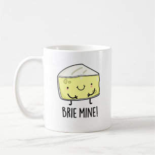 Brie Mine Funny Cheese Pun Koffiemok