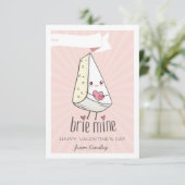 Brie Mine | Schattigee Classroom Valentijnsdag Kaa Kaart (Staand voorkant)