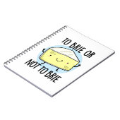 Brie of Niet Brie Funny Kaasgrap Notitieboek (Linkerzijde)