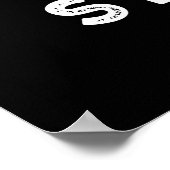 Brie Sterke Funny Positive Cheese Pun Dark BG Poster (Hoek)