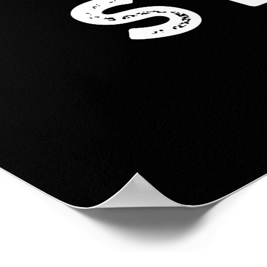 Brie Sterke Funny Positive Cheese Pun Dark BG Poster (Hoek)