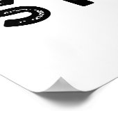 Brie Sterke Funny Positive Cheese Pun Poster (Hoek)