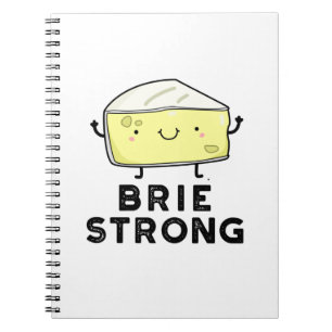 Brie Sterke Grappige Positieve Kaas Punt  Notitieboek