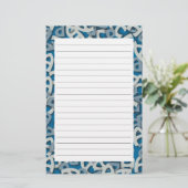 Brief A Blauw Briefpapier (Staand voorkant)