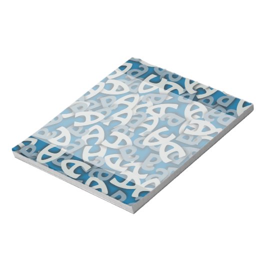 Brief A Blauw Notitieblok (Linkerzijde)