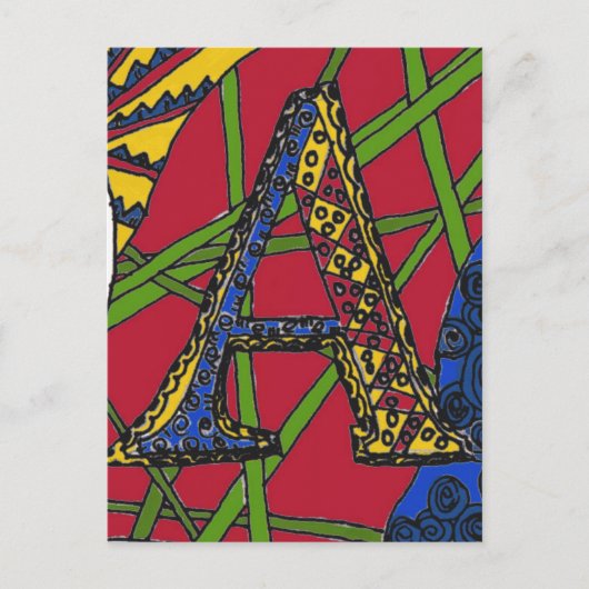 Brief "A" Briefkaart (Voorkant)