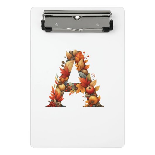 Brief A Herfst Mini Klembord (Voorkant)