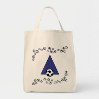 Brief A in het Tas van het Soccer Blue Monogram