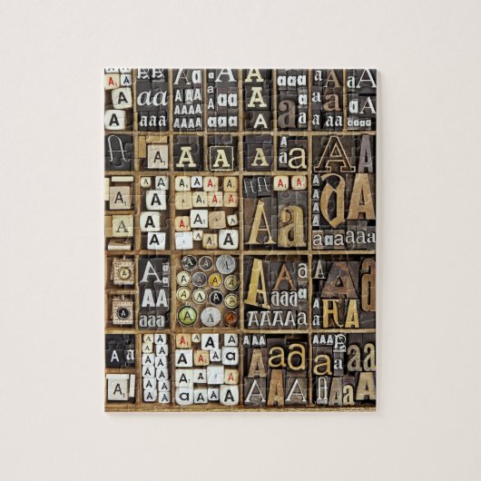 Brief A Legpuzzel (Verticaal)