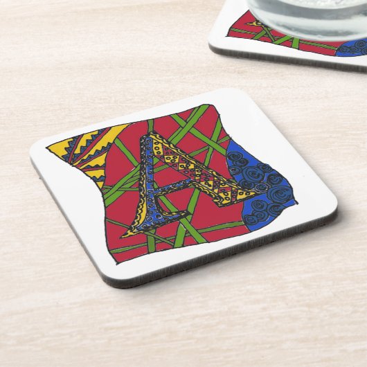 Brief "A" Onderzetter (Linkerzijde)