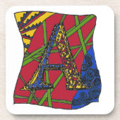 Brief "A" Onderzetter (Voorkant)