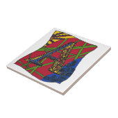 Brief "A" Tegeltje (Zijkant)