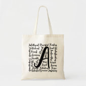 Brief A Tote Bag (Voorkant)