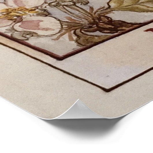 Brief A van Cicely Mary Barker -  kunst Poster (Hoek)