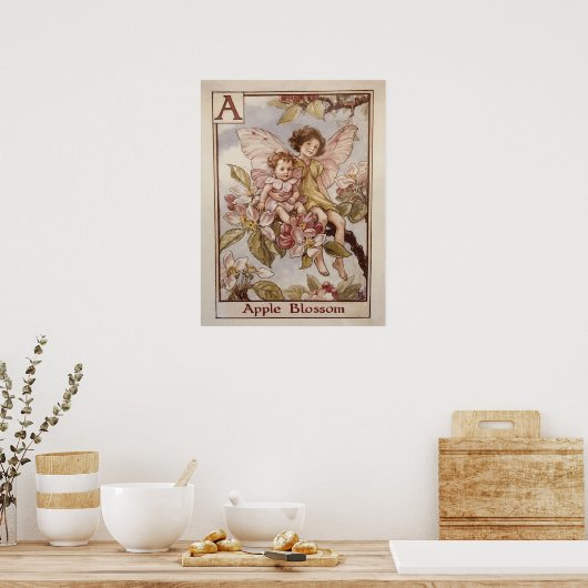 Brief A van Cicely Mary Barker -  kunst Poster (Keuken)