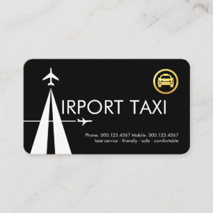Brief A Vliegveld Taxi Baan Visitekaartje