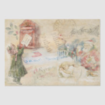 "Brief aan de Kerstman" Vintage Kerstmis