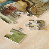 Brief aan de paasbunny Puzzle Legpuzzel (Zijkant)