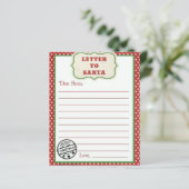 Brief aan de Santa (Staand voorkant)