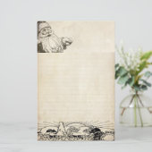 brief aan het blad voor Santa Paper (Staand voorkant)