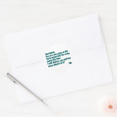 Brief aan kanker ronde sticker (Envelop)
